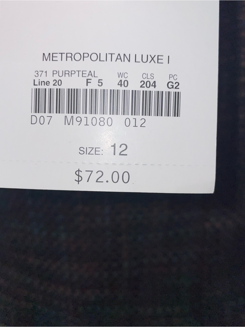 Aeropostale Double-Breasted Tweed Pea Coat in Plum and Teal - Picture 6 of 7